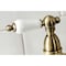Kingston Brass KS1273PLBS Heritage Bridge Kitchen Faucet W/Brass Sprayer, Brass KS1273PLBS - alternate 2